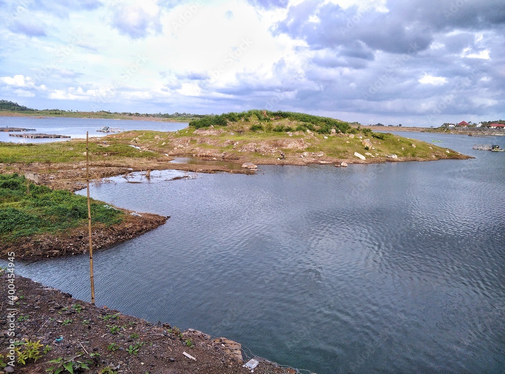 Obraz premium view of the river