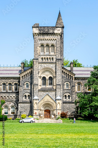 Photography Toronto, Canada - July 31, 2019: Toronto University campus-University College Building  in Toronto, Canada