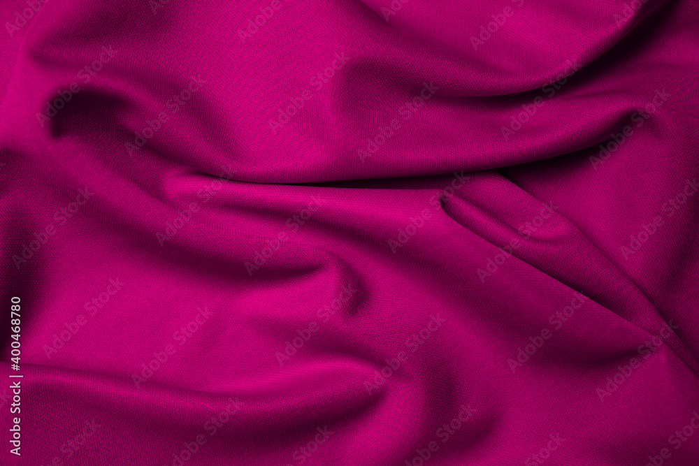Obraz premium Purple silk folded fabric background
