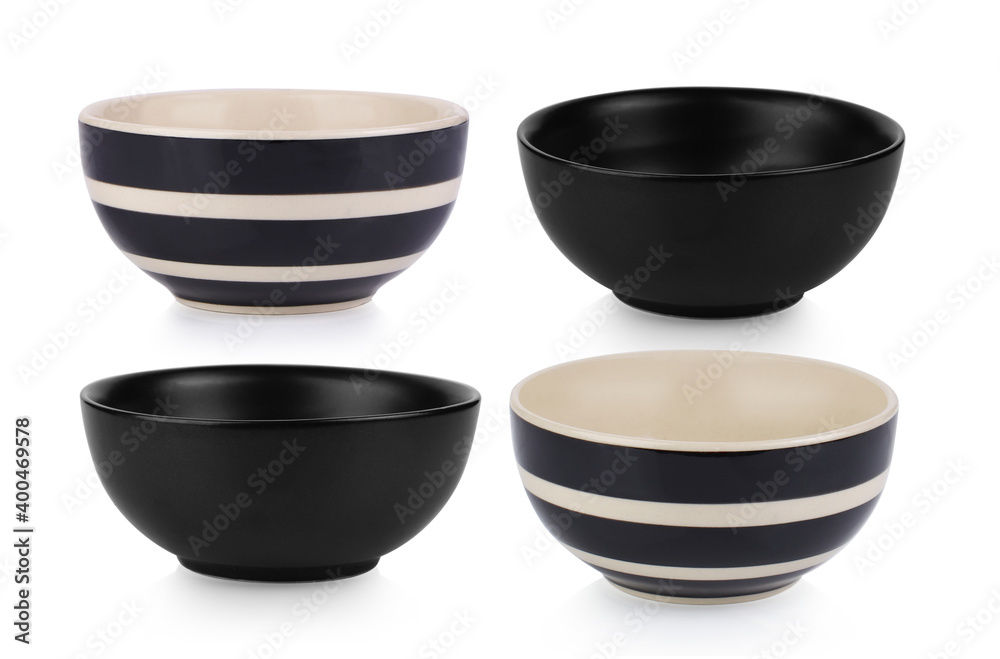 bowl on white background