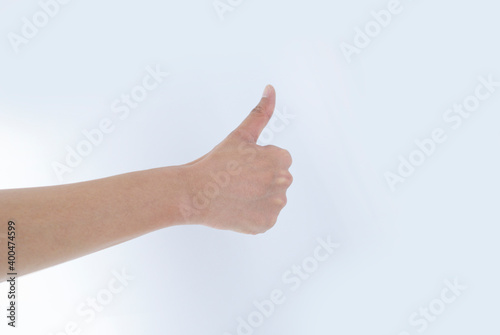 the hand sign and finger symbol