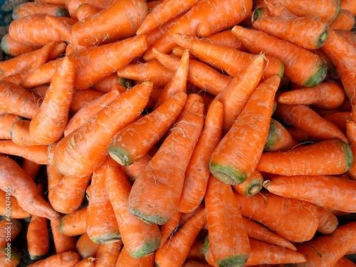 heap of carrot vegetable for sell