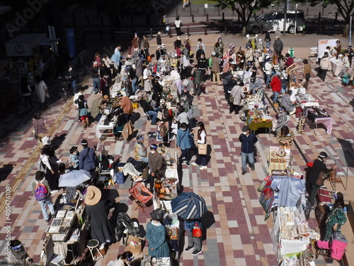 フリーマーケット会場　〜have a market