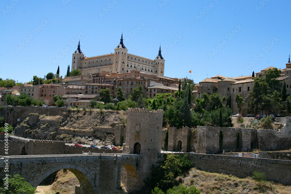 Obraz premium view of Toledo and the Tagus River