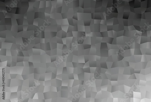 Light Silver, Gray vector abstract mosaic pattern.