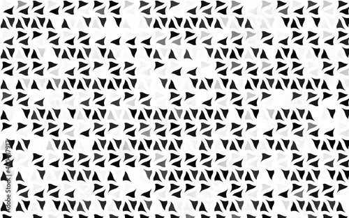 Light Black vector texture in triangular style. © Dmitry