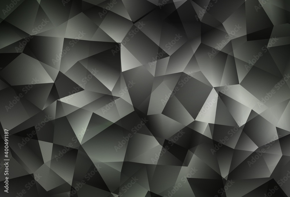 Light Gray vector polygon abstract background. Light Gray vector polygon abstract background.