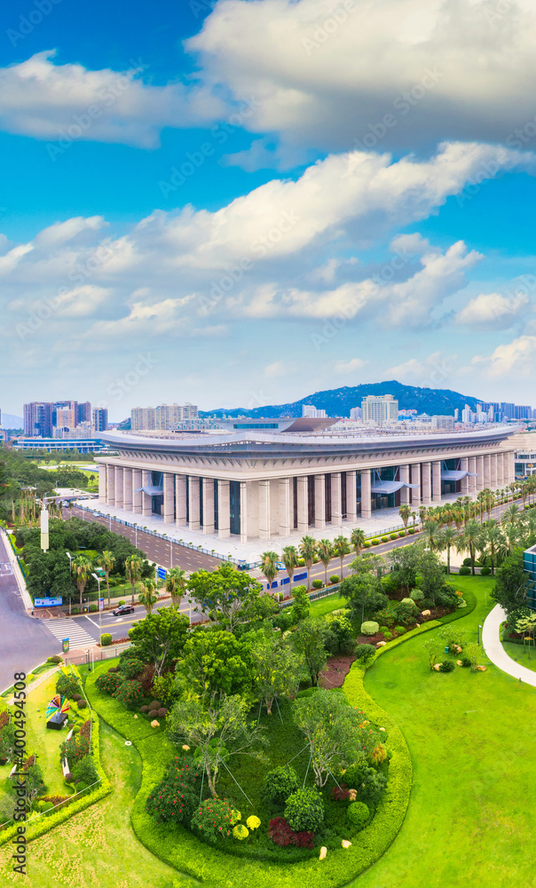 Fototapeta premium Urban scenery of Xiamen City, Fujian Province, China