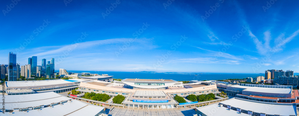 Urban scenery of Xiamen City, Fujian Province, China