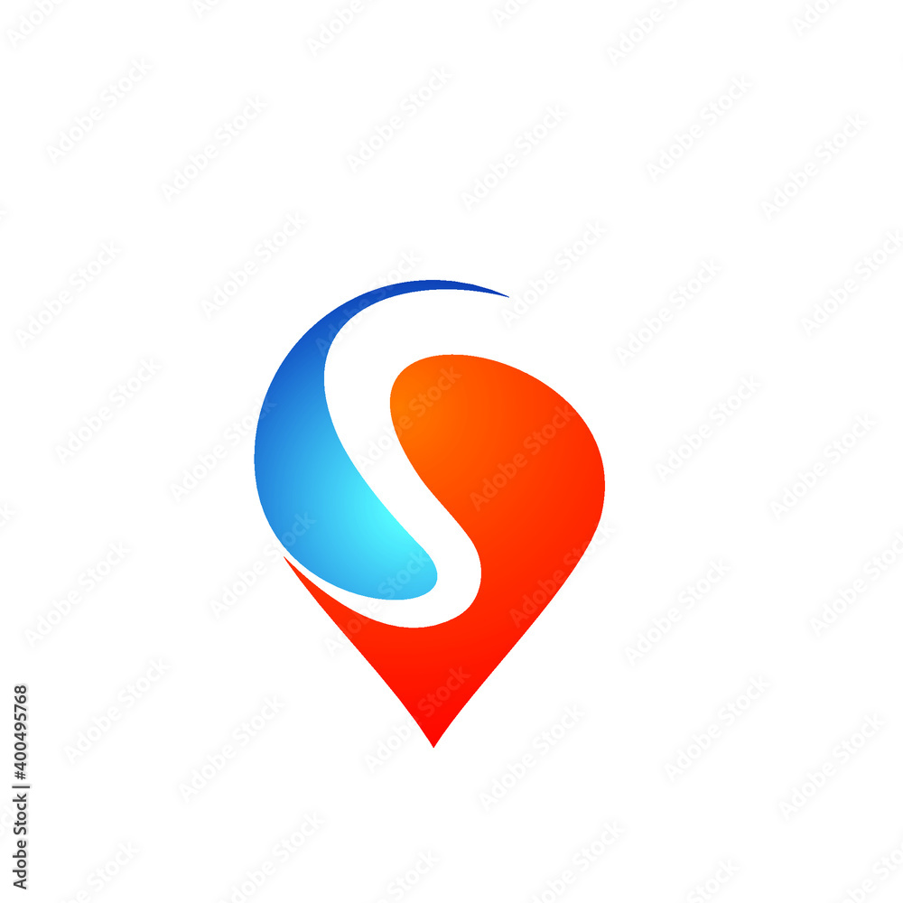 letter S modern logo letter S modern logo