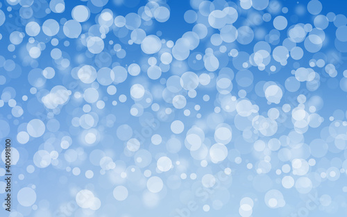 blue bokeh background