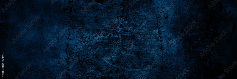black background texture, marbled stone or rock textured banner with elegant dark black and blue color and design