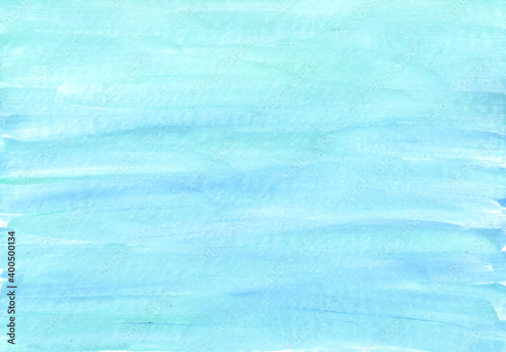 Obraz premium Abstract colorful watercolor background. Watercolor wet texture. Blue, green, purple and white colors mixed together. Gradient with splash texture. Beautiful creative print
