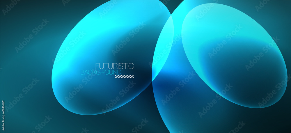 Neon ellipses abstract backgrounds. Shiny bright round shapes glowing in the dark. Vector futuristic illustrations for covers, banners, flyers and posters and other Neon ellipses abstract backgrounds. Shiny bright round shapes glowing in the dark. Vector futuristic illustrations for covers, banners, flyers and posters and other