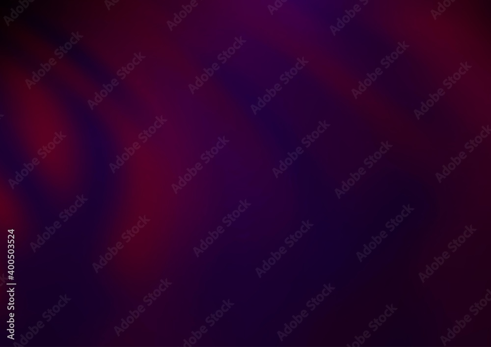 Naklejka premium Dark Purple vector abstract blurred template.