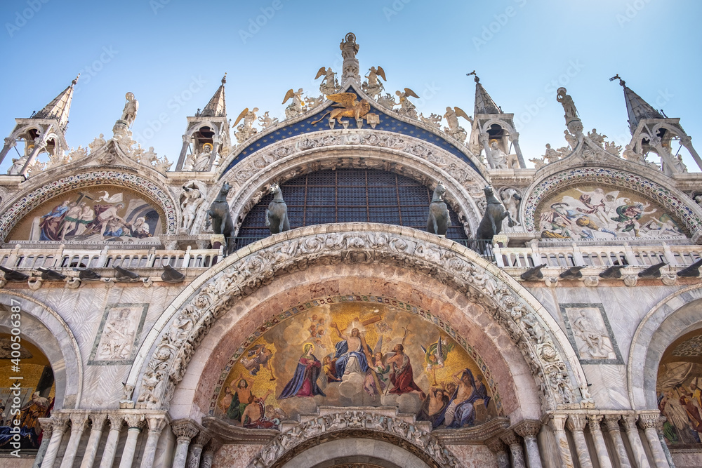 St Mark's Basilica in Venice in Italy 