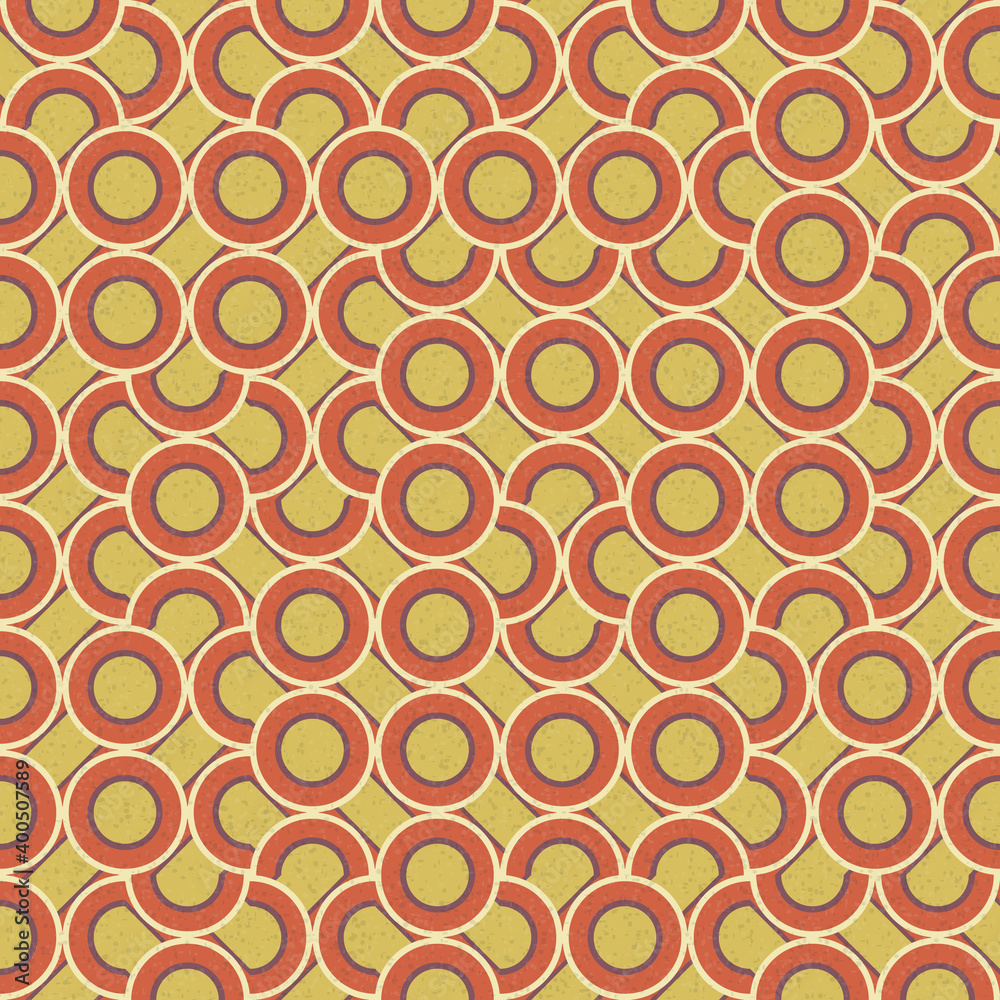 Fototapeta premium Abstract Geometric Pattern generative computational art illustration