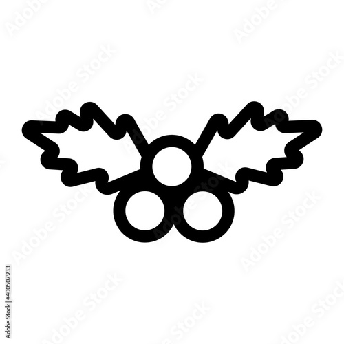 Holly berry - Christmas symbol. Mistletoe vector illustration.