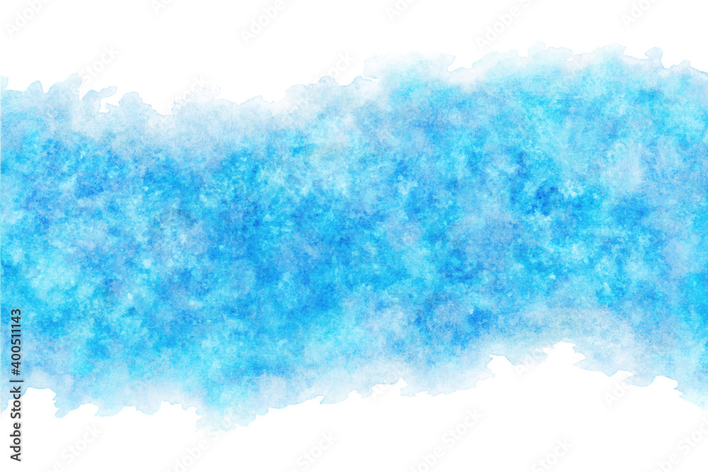 水 波 ブルー 水彩 テクスチャ 背景
