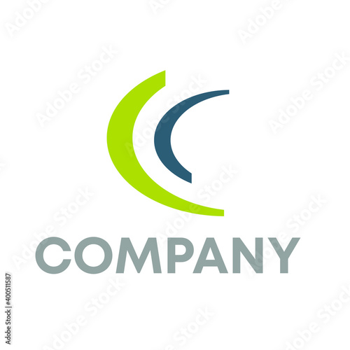 Modern creative CC Logo Design and template	