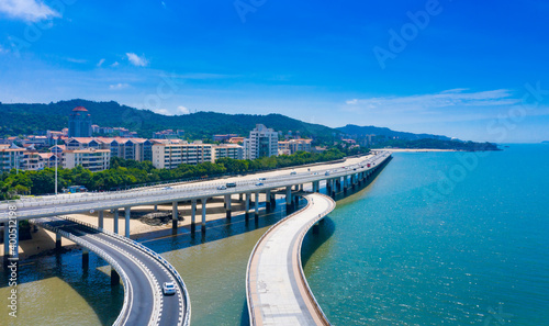 View platform of Yanwu Bridge in Xiamen  China