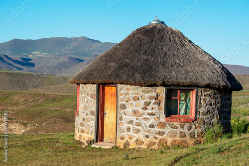 Basotho hut photo