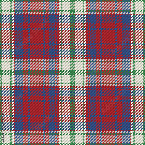 Seamless pattern of scottish tartan plaid. Repeatable background with check fabric texture. Vector backdrop striped textile print.
