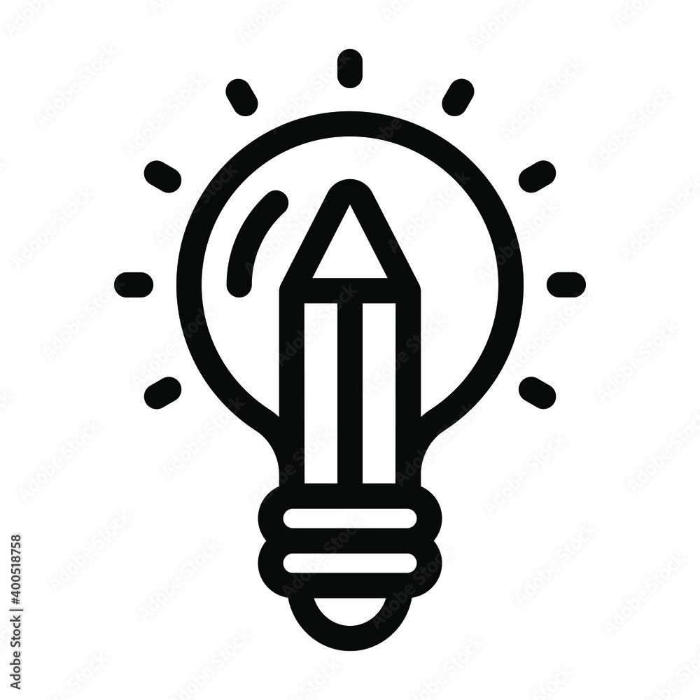 Innovative business concept, solid icon of creative idea
Innovative business concept, solid icon of creative idea