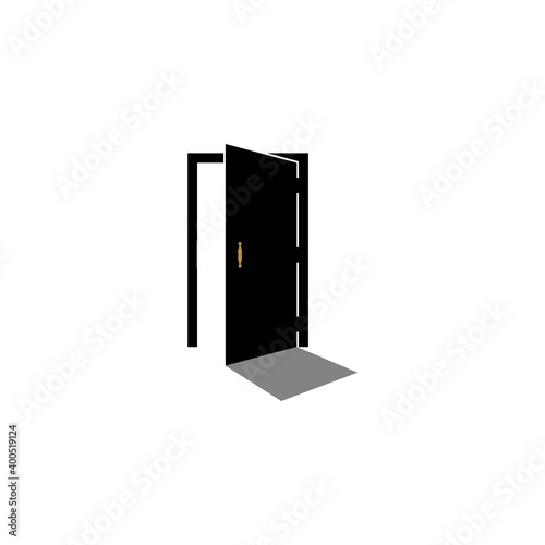 Set of door logo template vector icon illustration