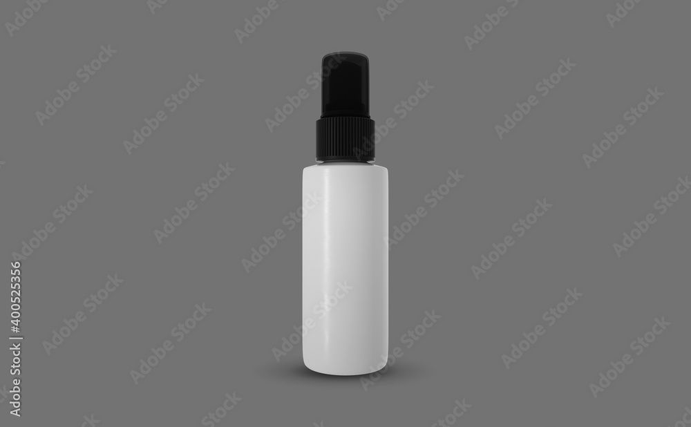 Spray bottle mockup design Spray bottle mockup design