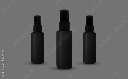 Spray bottle mockup design