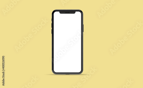 mobile phone mockup design 3d rendering