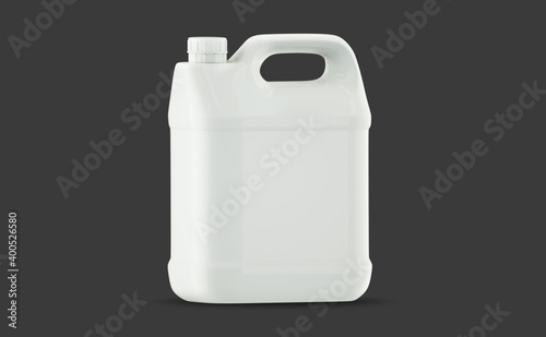 Gallon mockup design 3D rendering