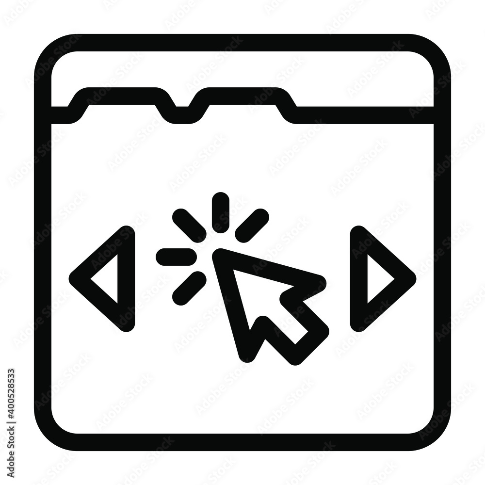Online cursor interaction screen, solid icon of web click
Online cursor interaction screen, solid icon of web click