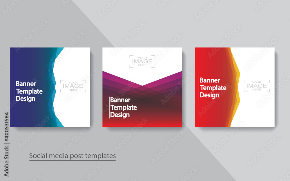 set banner social media post design,vector illustrations. set banner social media post design,vector illustrations.