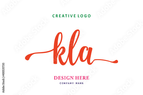 KLA lettering logo is simple, easy to understand and authoritative