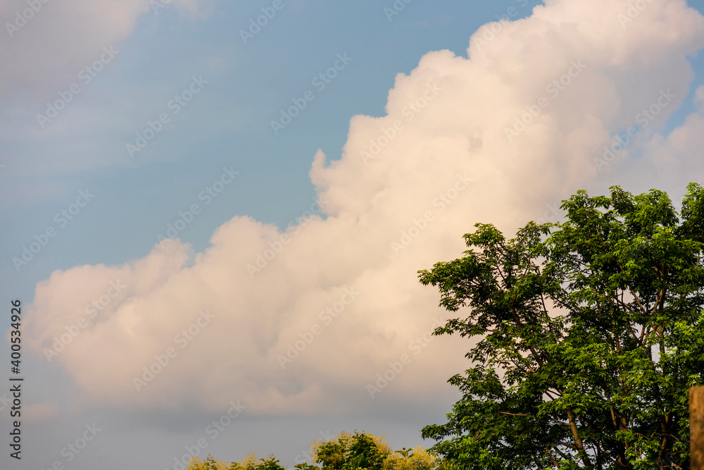 beautiful vast blue sky and fluffy clouds with some space. beautiful vast blue sky and fluffy clouds with some space.