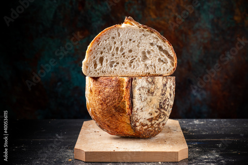 Sourdough bread with ears