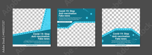 Collection of covid-19 vaccine social media posts. vaccine for covid-19. for the socialization of the covid-19 virus vaccination. covid-19 corona virus vaccine.