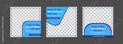 Collection of covid-19 vaccine social media posts. vaccine for covid-19. for the socialization of the covid-19 virus vaccination. covid-19 corona virus vaccine.