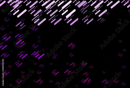 Dark Purple vector pattern with narrow lines.