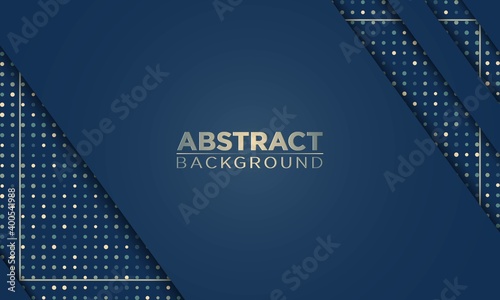 Vector Illustration of Abstract Blue Background.
