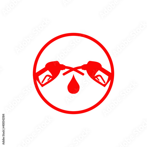 Gasoline or gas station logo design template