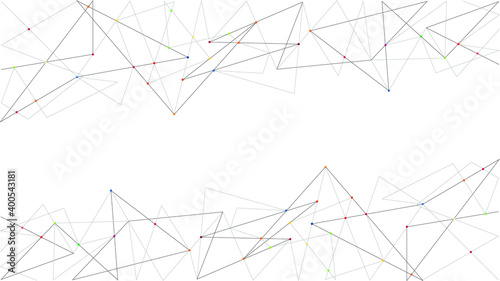 Abstract Technology Background With Line and Dot