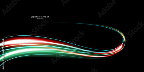 abstract vector neons wave. bright sparkling background.