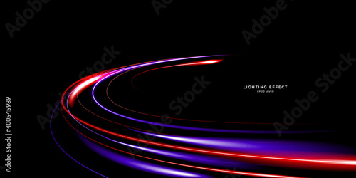 abstract vector neons wave. bright sparkling background. photo
