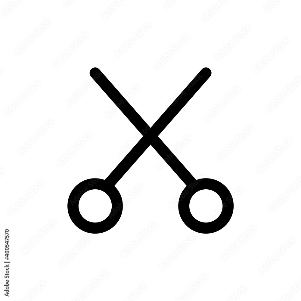 Scissors icon. Cut mark icon for UI design. vector Scissors icon. Cut mark icon for UI design. vector