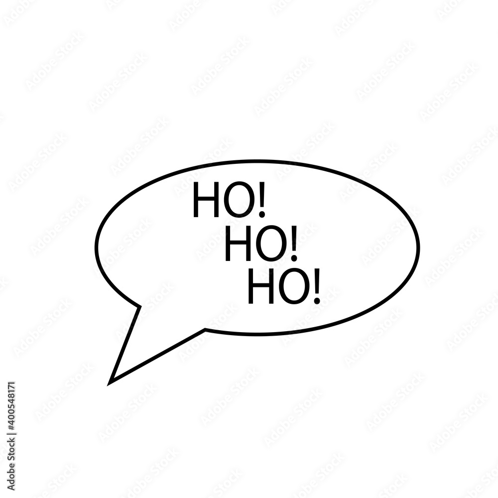 Ho-ho-ho and Merry Christmas text, Holiday greetings quote isolated on white. Ho-ho-ho and Merry Christmas text, Holiday greetings quote isolated on white.