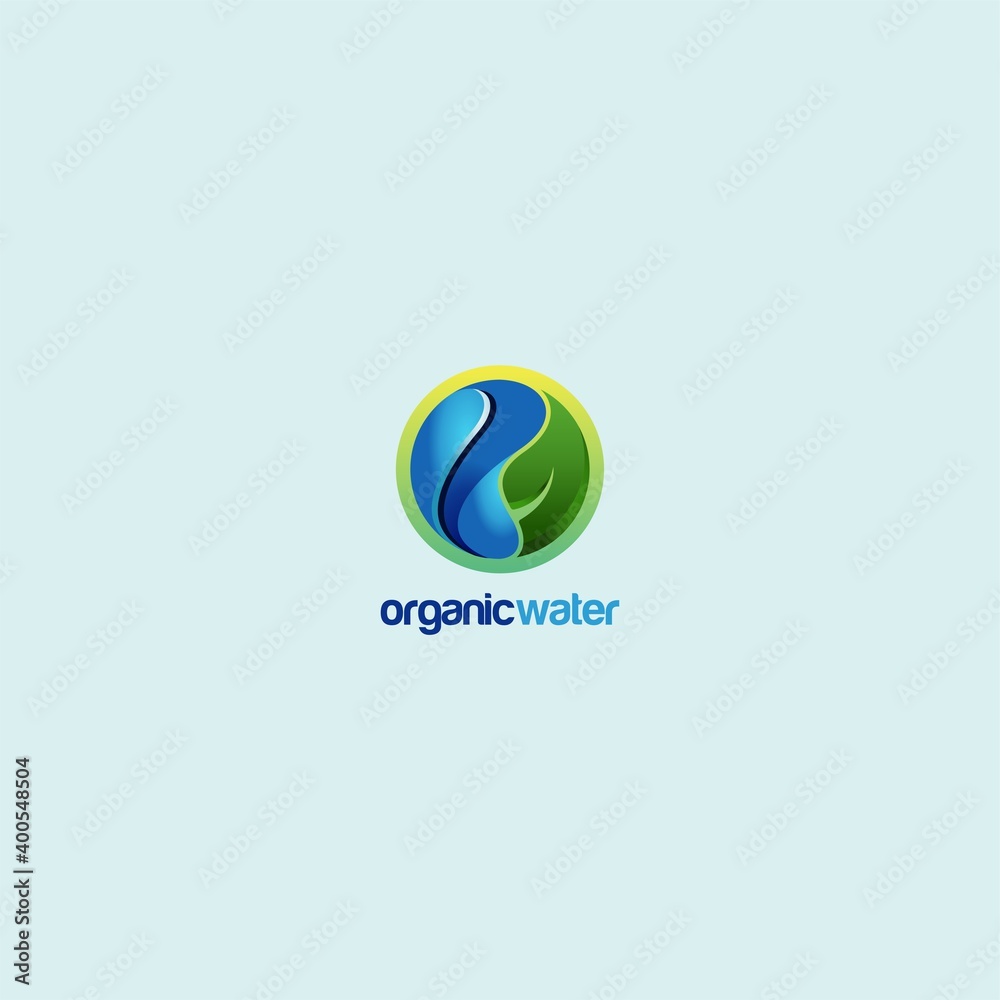 organic water logo design template. Water drop vector logo design with modern color concept, illustration symbol fresh mineral water for healthy. organic water logo design template. Water drop vector logo design with modern color concept, illustration symbol fresh mineral water for healthy.