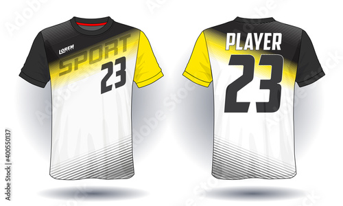 Soccer jersey template.sport t-shirt design.	